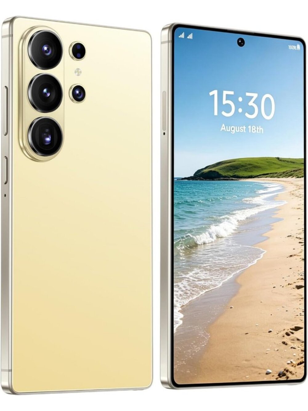 Unlocked 4G Smartphone, 6.6'' HD Display, Dual SIM, 21MP Camera, Android 12